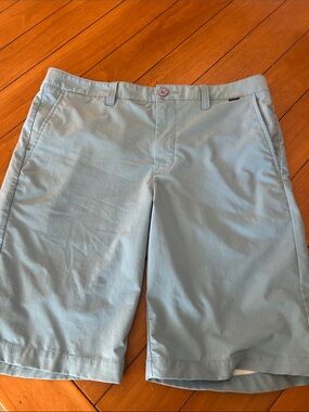 Travis Scott Light Blue Flat Front Shorts Men’s Size 34 EUC